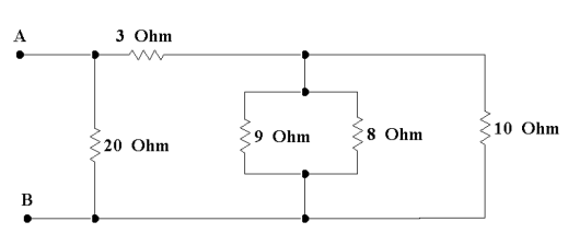 Solved Use the diagram to determine total resistance. (Round