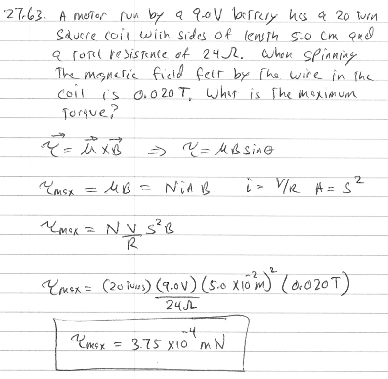 Chapter 27 Homework